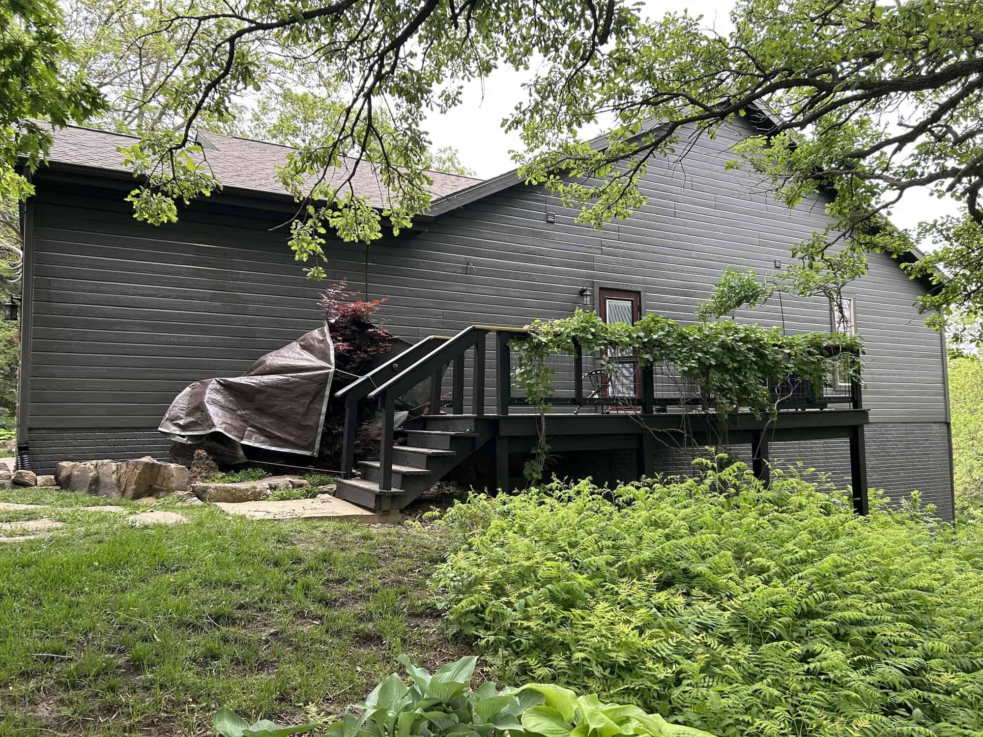 Media 2-FAED05AB-66B7-4F85-899E-ACABADEB0EB2 Urbane Bronze Exterior Repaint With Garage and Gutters