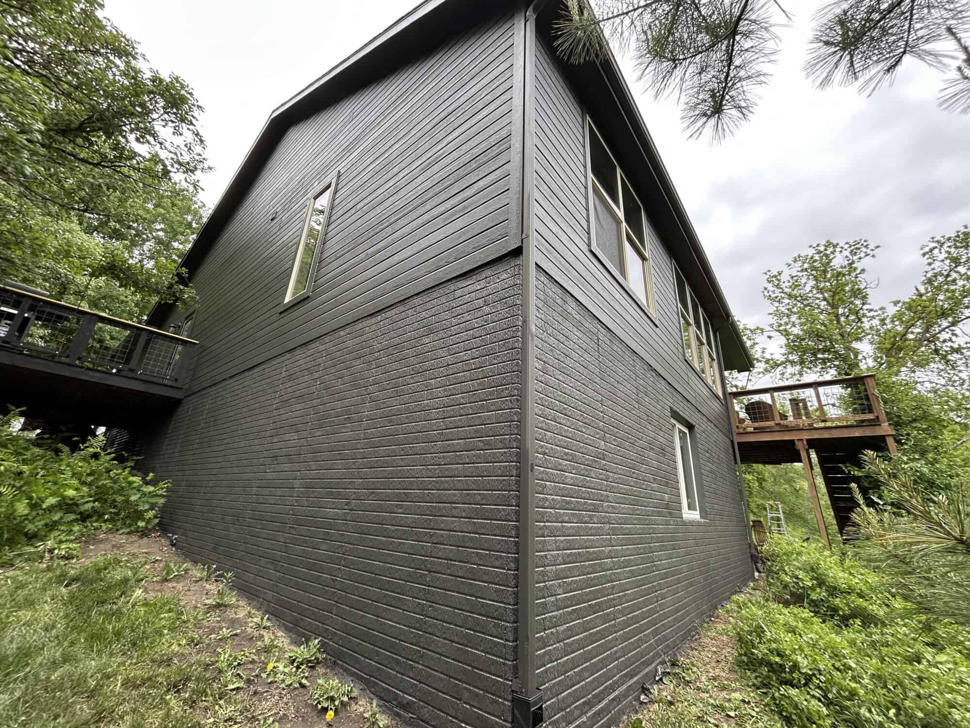 Media 8-43020E23-012E-4F98-914B-9AE97204DE02 Urbane Bronze Exterior Repaint With Garage and Gutters